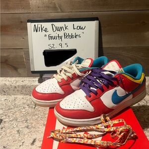 Nike dunks “fruity pebbles” men’s 9.5